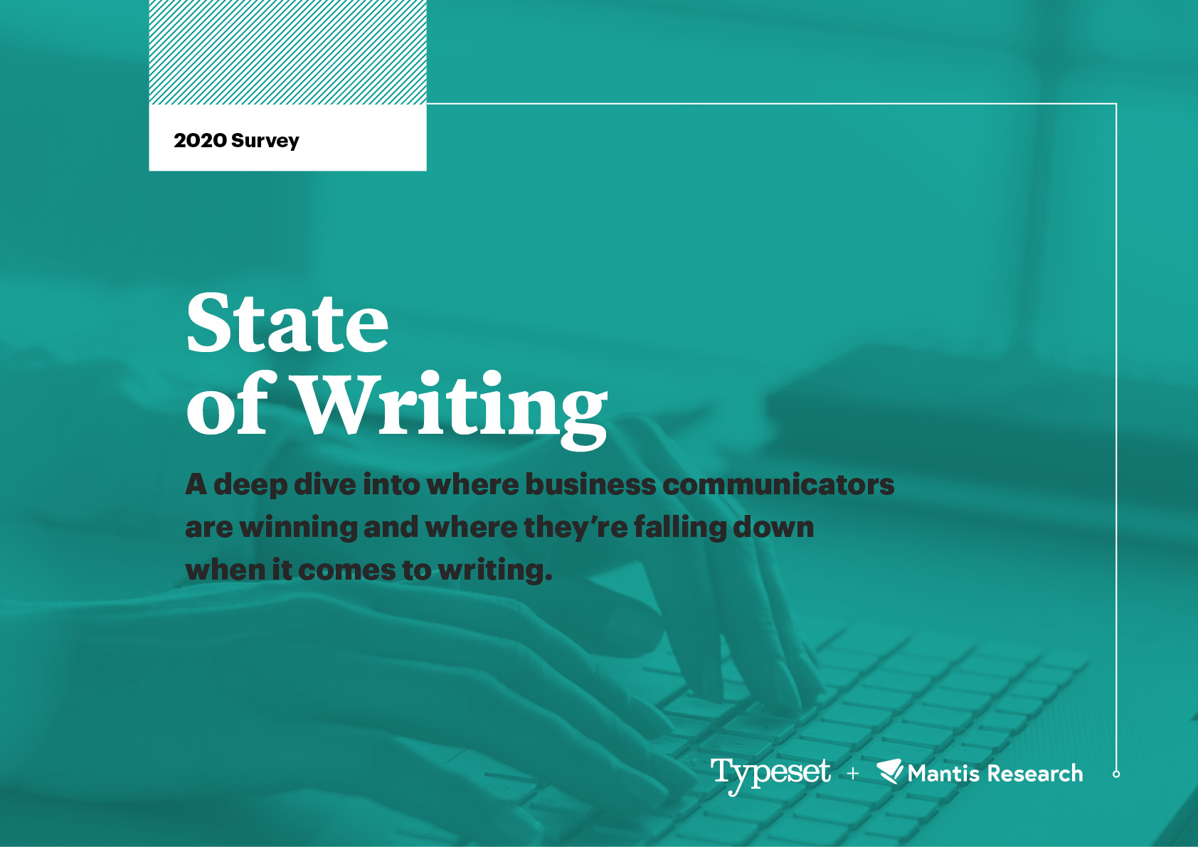 Cover of the State of Writing 2020 research report